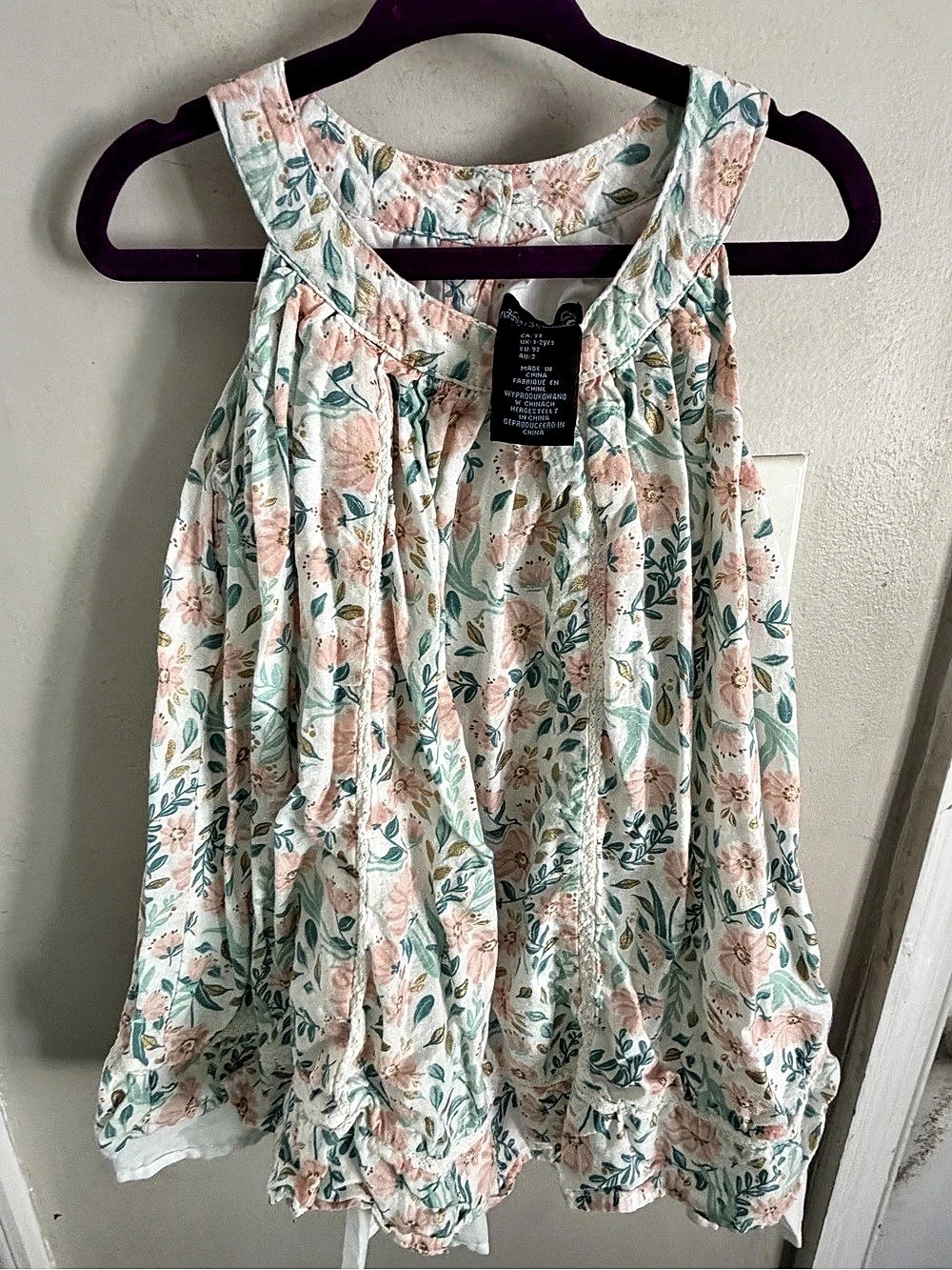 OshKosh B'gosh Girls Floral Dress Size 2T Like New